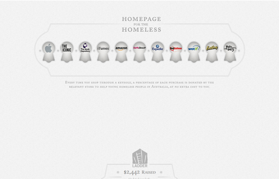 Homepage for the Homeless
