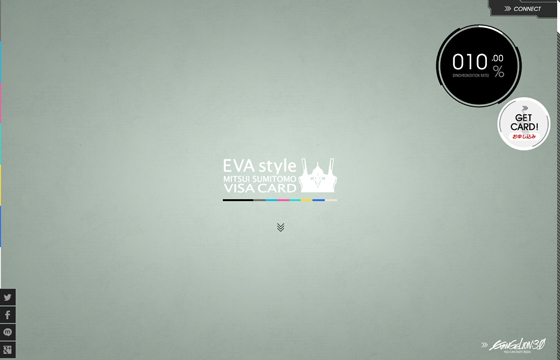 EVA style MITSUI SUMITOMO VISA CARD